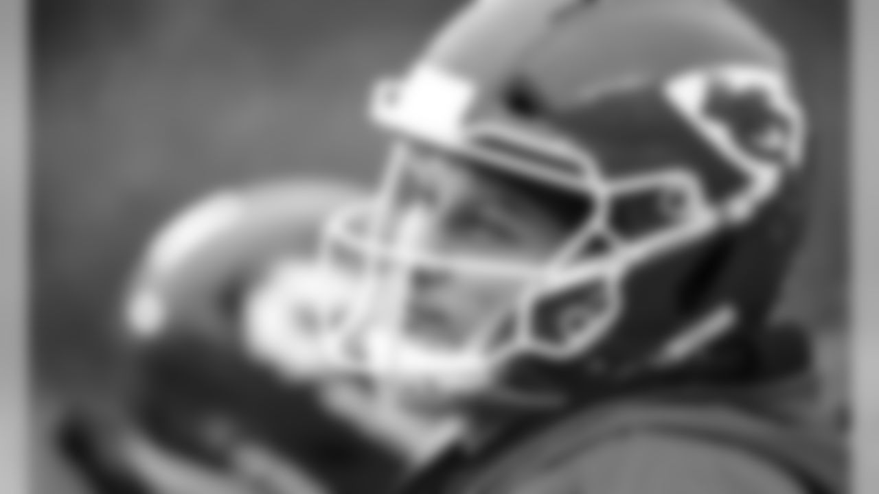 Kansas City Chiefs Quarterback Patrick Mahomes (15) during the game between the Kansas City Chiefs and the Los Angeles Chargers at Arrowhead Stadium.