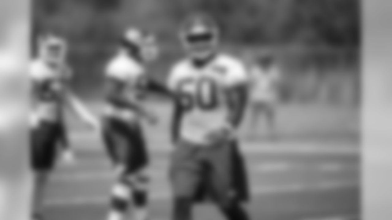 Kansas City Chiefs linebacker Justin Houston (50) during practice on 8/22/18