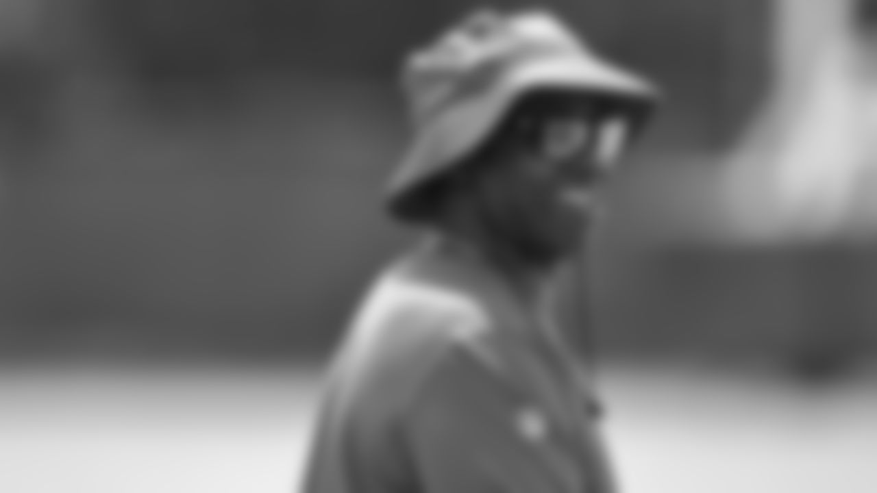 Kansas City Chiefs Defensive Backs Coach Dave Merritt at day 3 of OTAs on Wednesday, May 24th, 2023 in Kansas City Missouri.