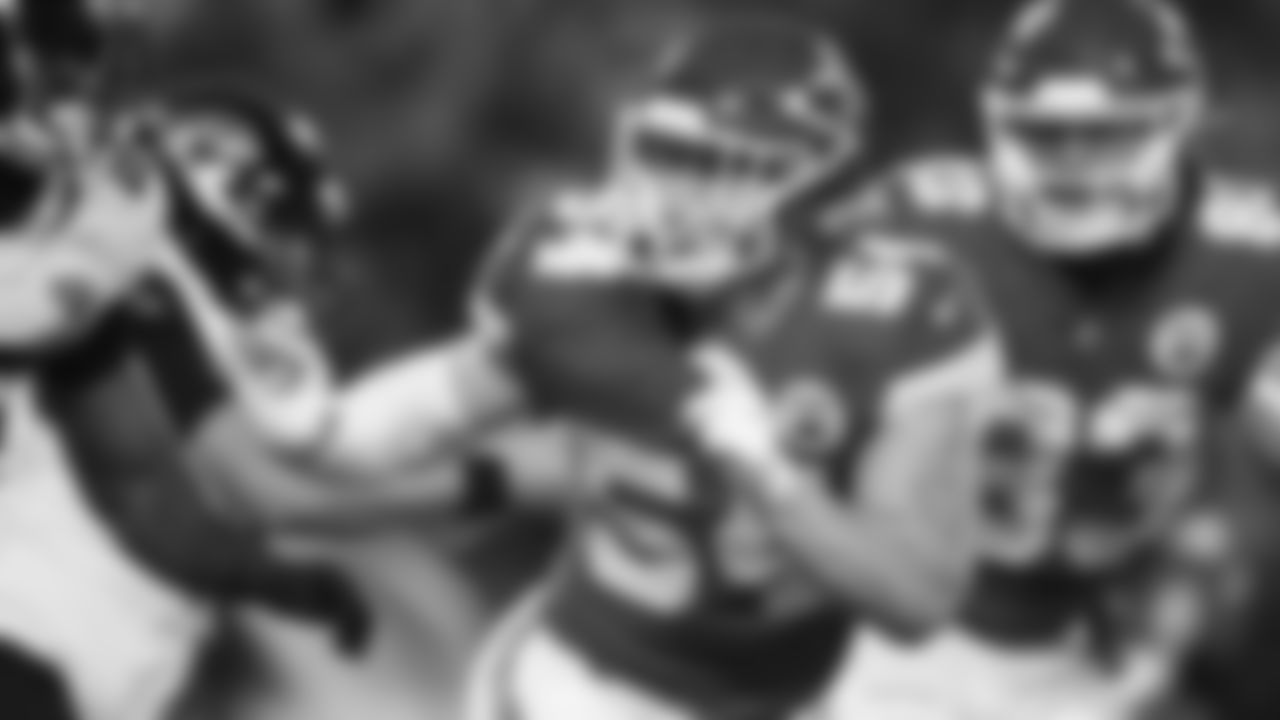 Kansas City Chiefs face off against the Jacksonville Jaguars at GEHA Field at Arrowhead Stadium on January 21, 2023.