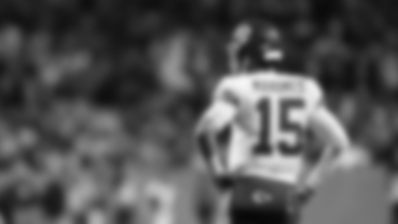 Kansas City Chiefs quarterback Patrick Mahomes (15) during an NFL football game against the Denver Broncos on Saturday, January 8, 2021 in Denver.