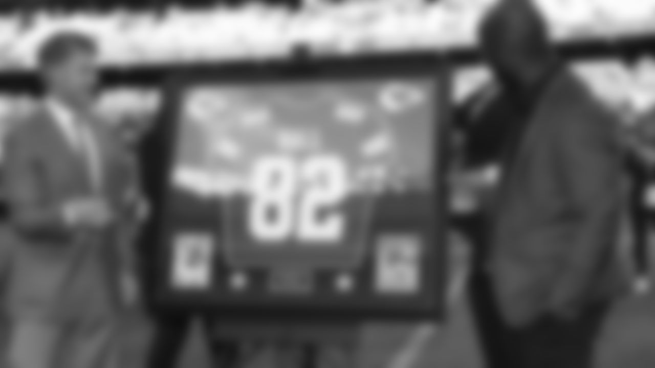 Dante Hall inducted into the Kansas City Chiefs Ring of Honor on Sunday, October 22, 2023.