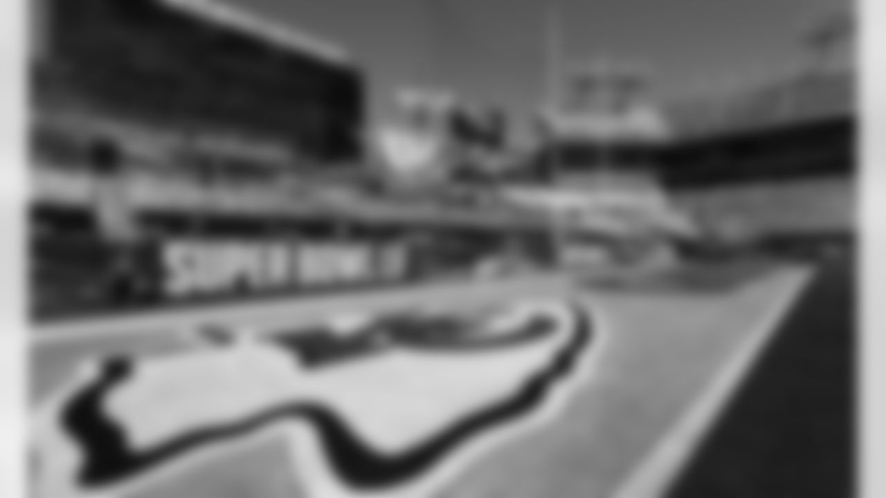 Images from Raymond James Stadium leading up to Super Bowl LV, Kansas City Chiefs vs. Tampa Bay Buccaneers, Sunday, Feb. 7th 2021 in Tampa, FL.