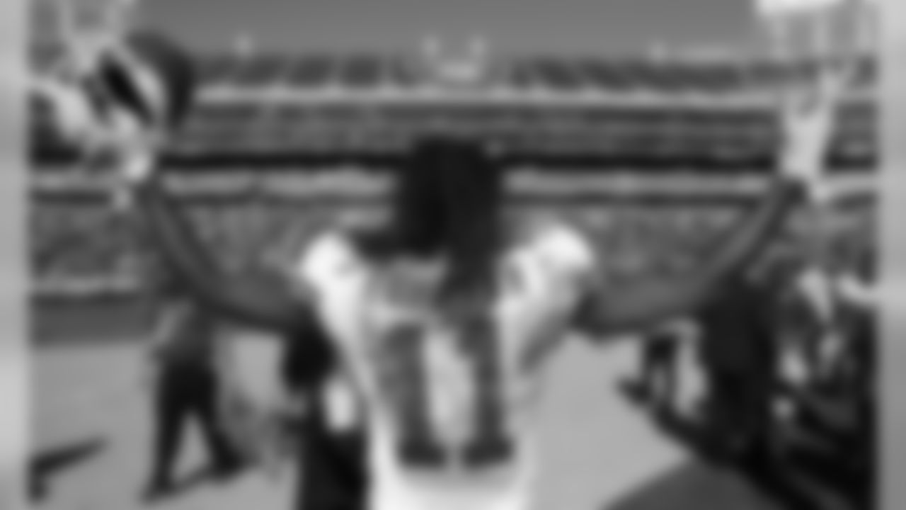 Kansas City Chiefs Wide Receiver Demarcus Robinson (11) after the game between the Kansas City Chiefs and the Oakland Raiders at Oakland-Alameda County Coliseum in Oakland, CA.