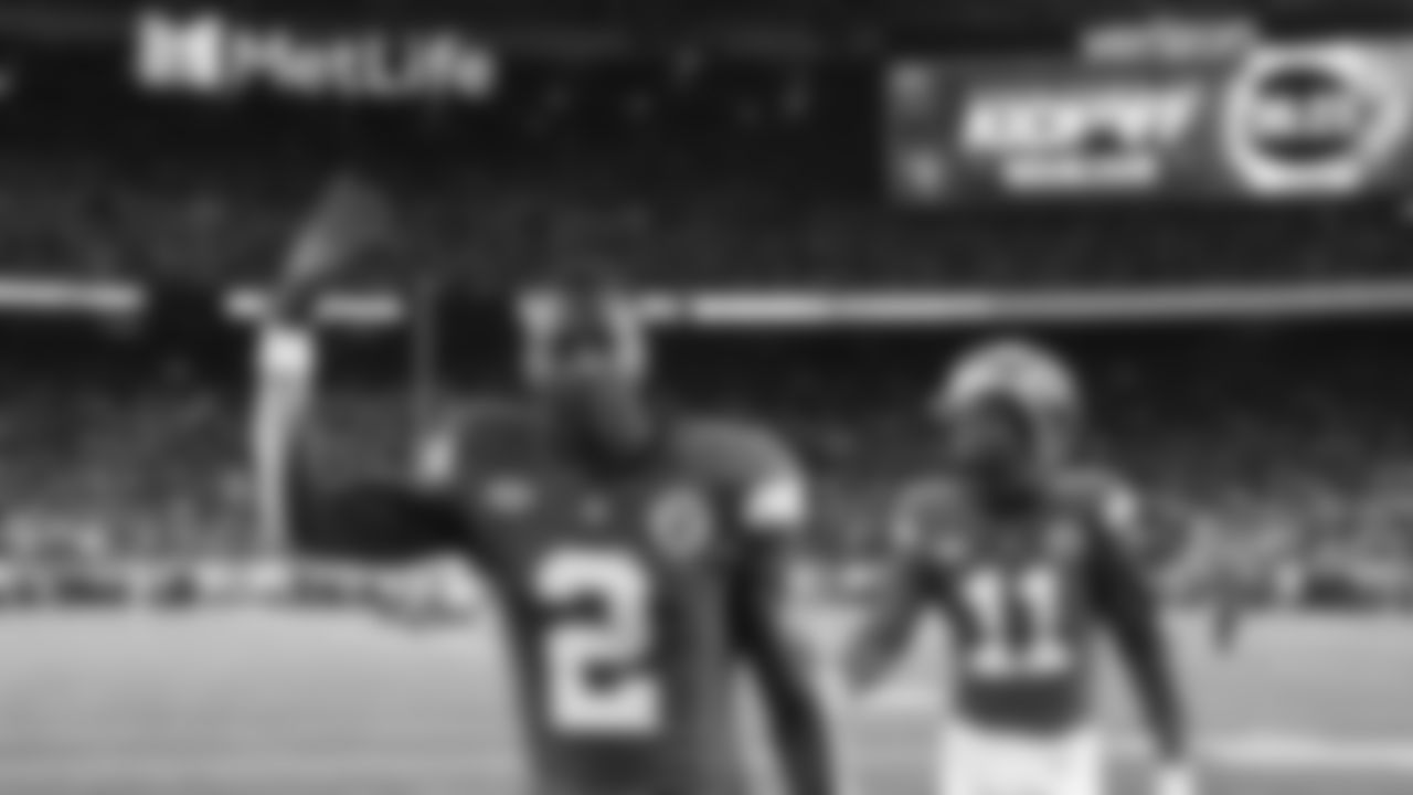 Kansas City Chiefs cornerback Joshua Williams (2) prior to the NFL Week 4 matchup against the New York Jets at MetLife Stadium in East Rutherford, New Jersey on October 1, 2023.
