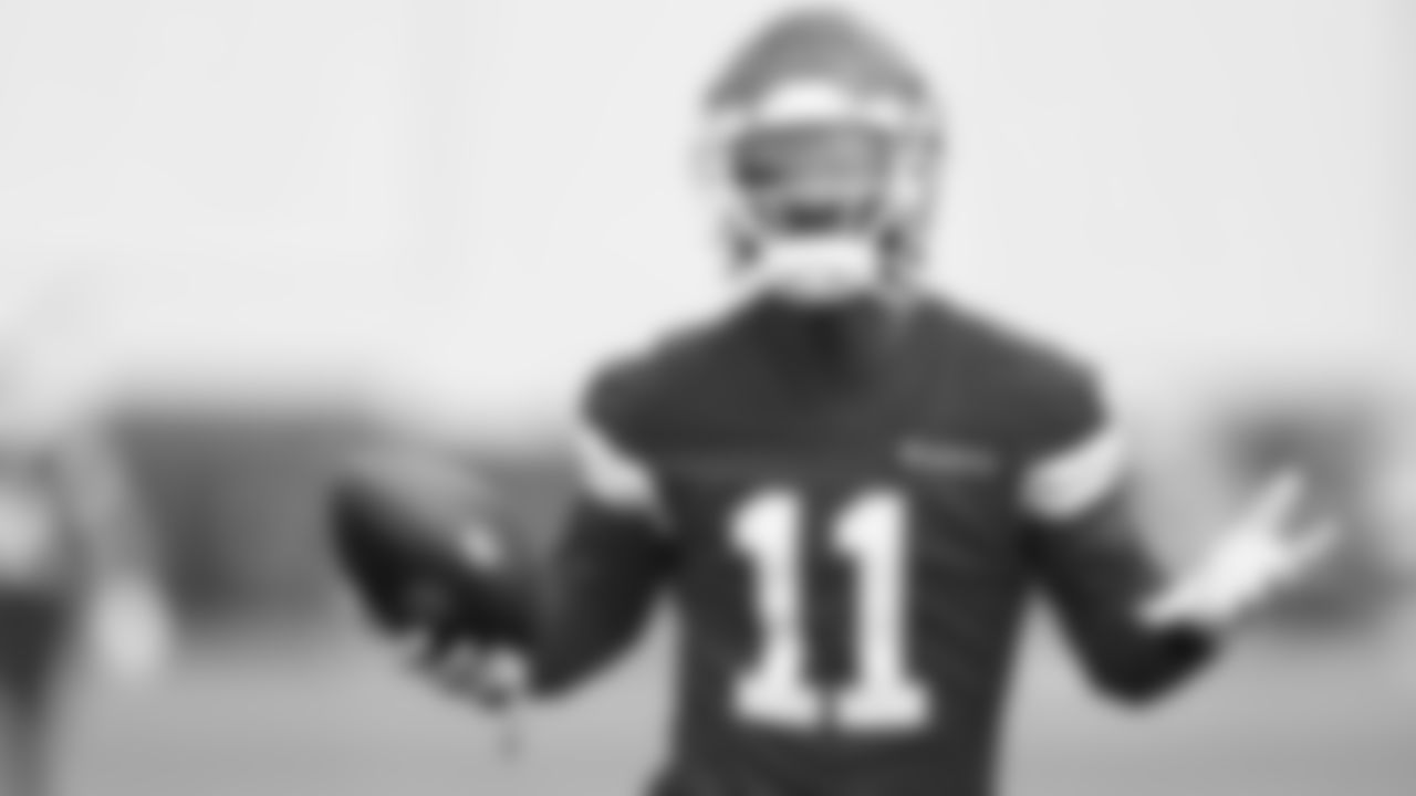 Kansas City Chiefs wide receiver Marquez Valdes-Scantling (11) during practice Wednesday June 1st, 2022.