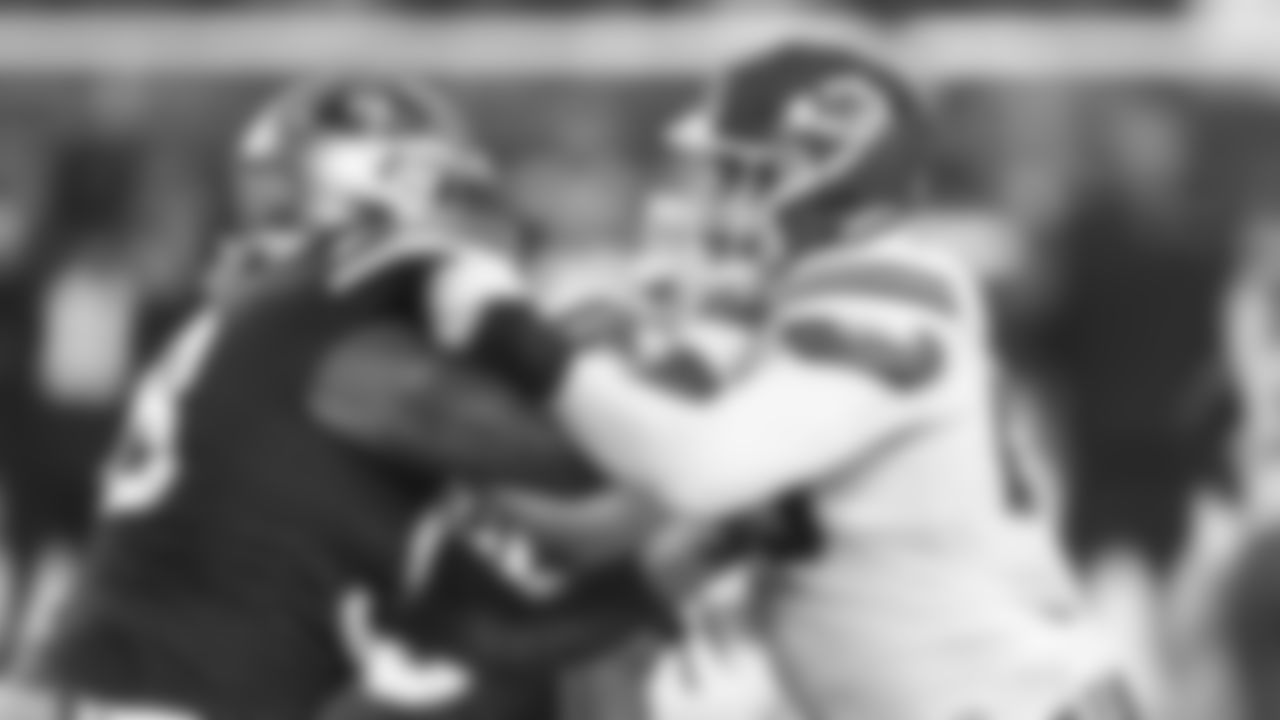 Kansas City Chiefs defensive end Austin Edwards (60) during preseason game one against the San Francisco 49ers, Saturday, Aug. 14th, 2021.