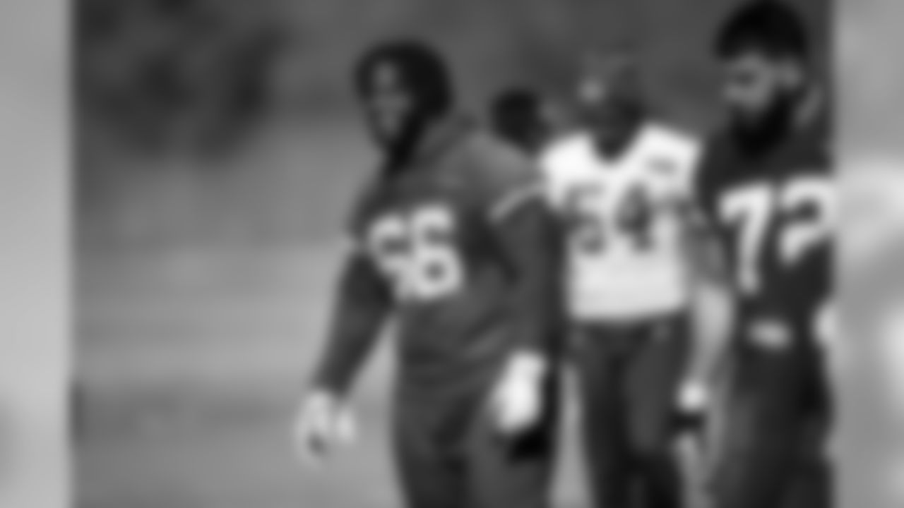Kansas City Chiefs offensive guard Kahlil McKenzie (66) during practice on October 17, 2018