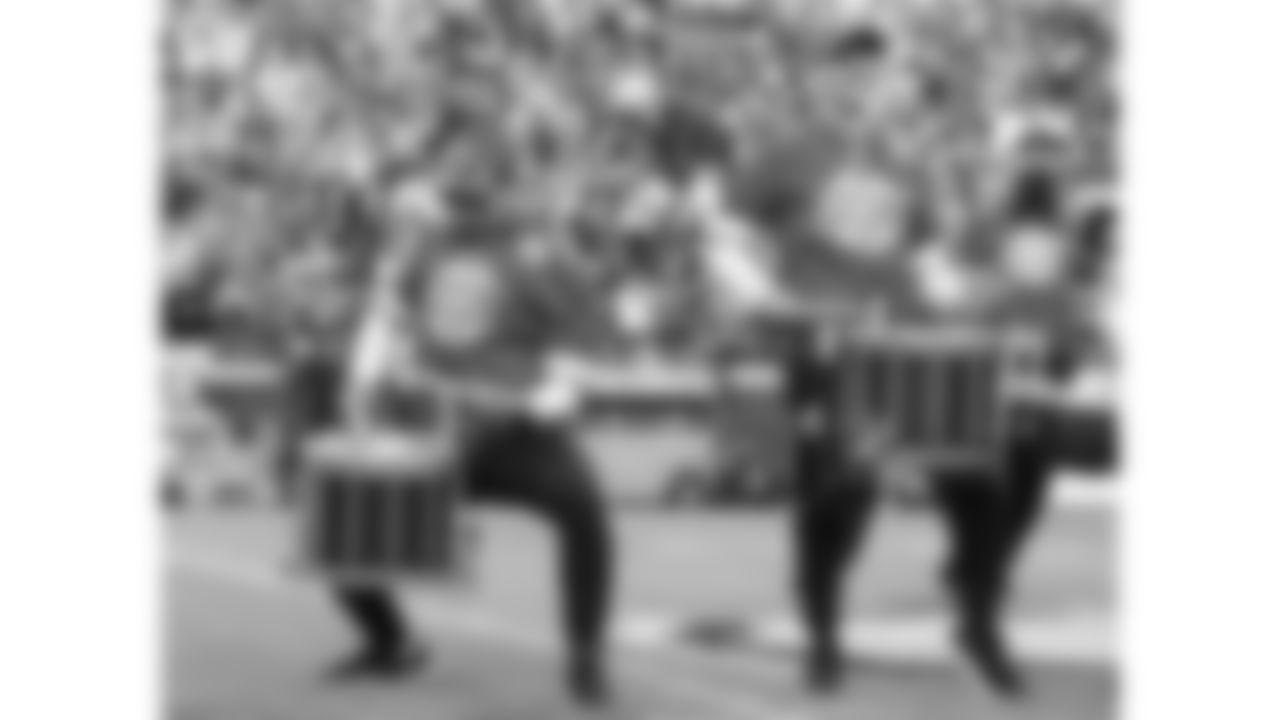 Rumble performs prior to an NFL football game against the Dallas Cowboys, Sunday, November 21, 2021 in Kansas City.