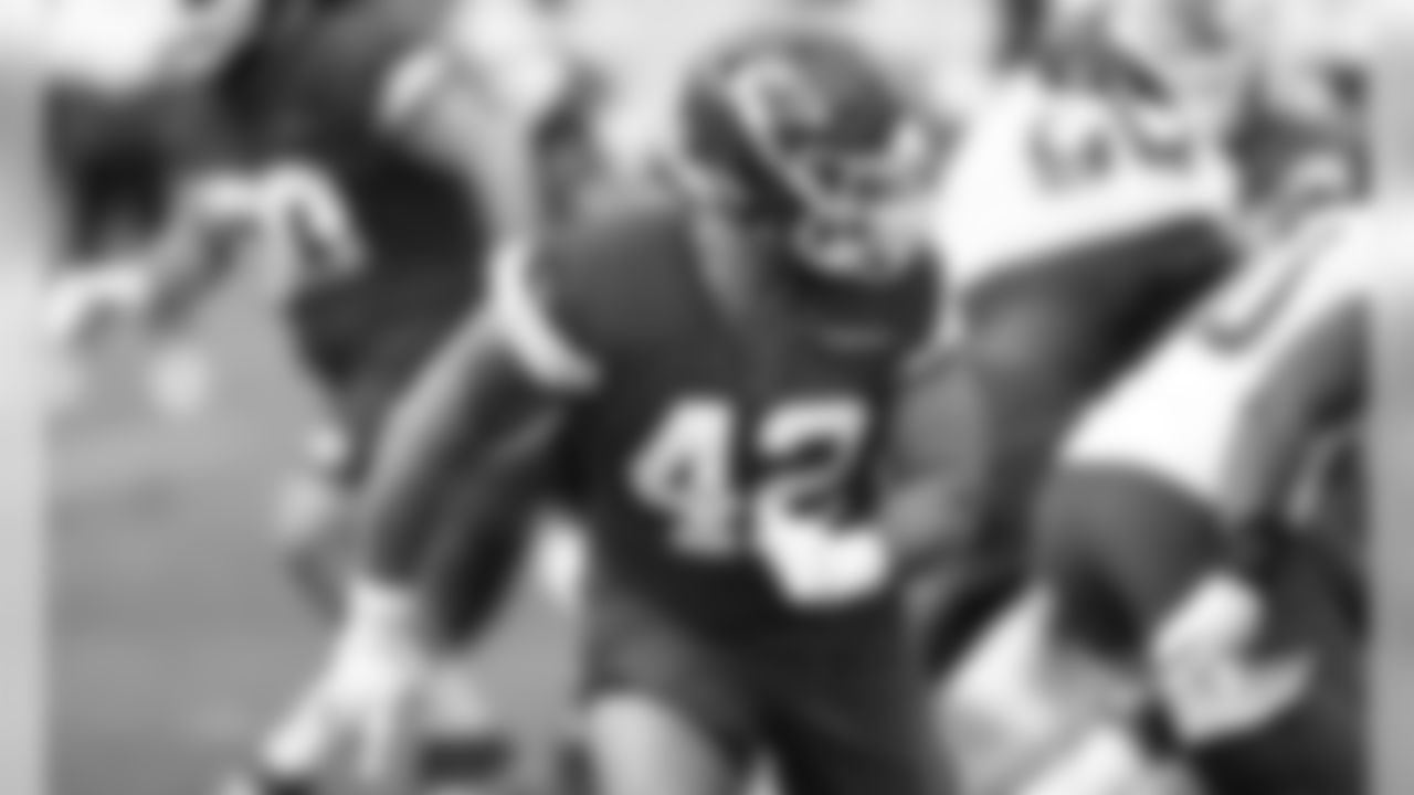 Kansas City Chiefs Fullback Anthony Sherman (42) during practice on Saturday at The University Of Kansas Training Facility on August 11, 2020.