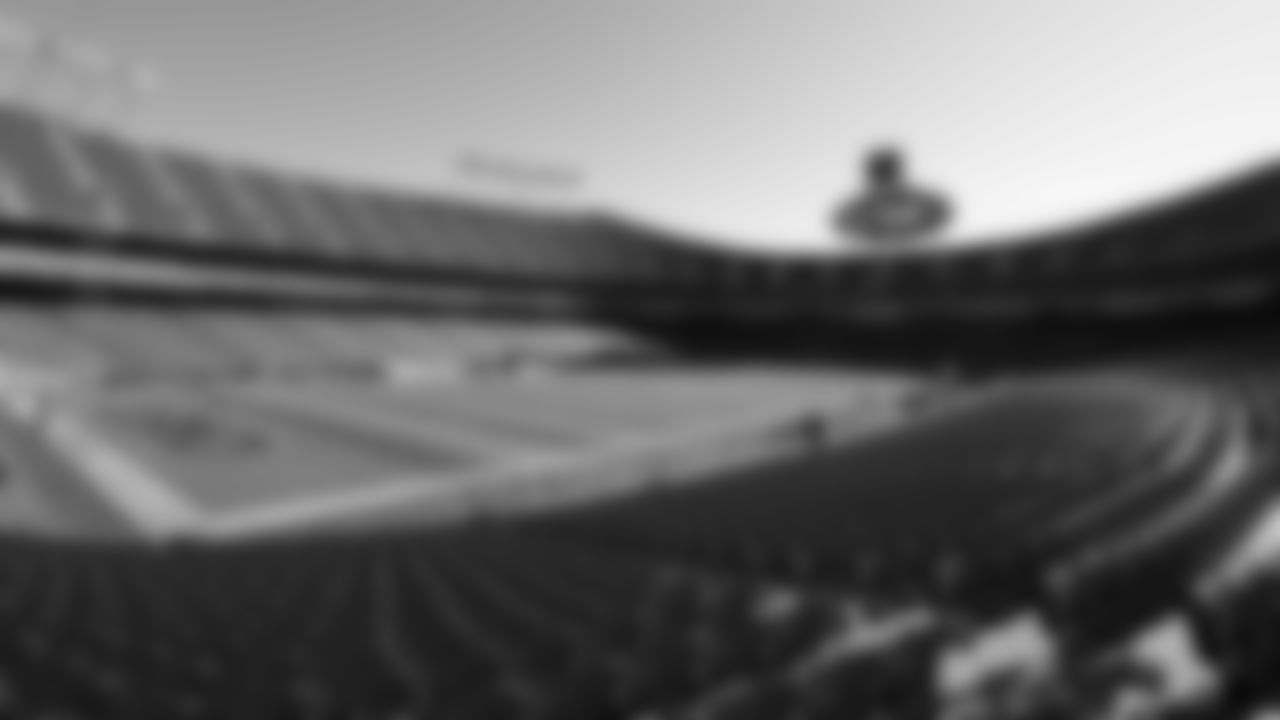 GEHA Field at Arrowhead Stadium from the lower bowl prior to an NFL football game against the Dallas Cowboys, Sunday, November 21, 2021 in Kansas City.