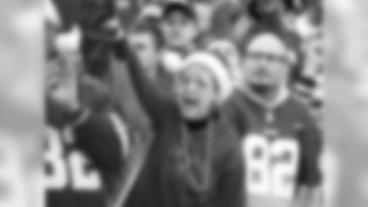 Kansas City Chiefs fans during the Chiefs vs Raiders game on December 14, 2014