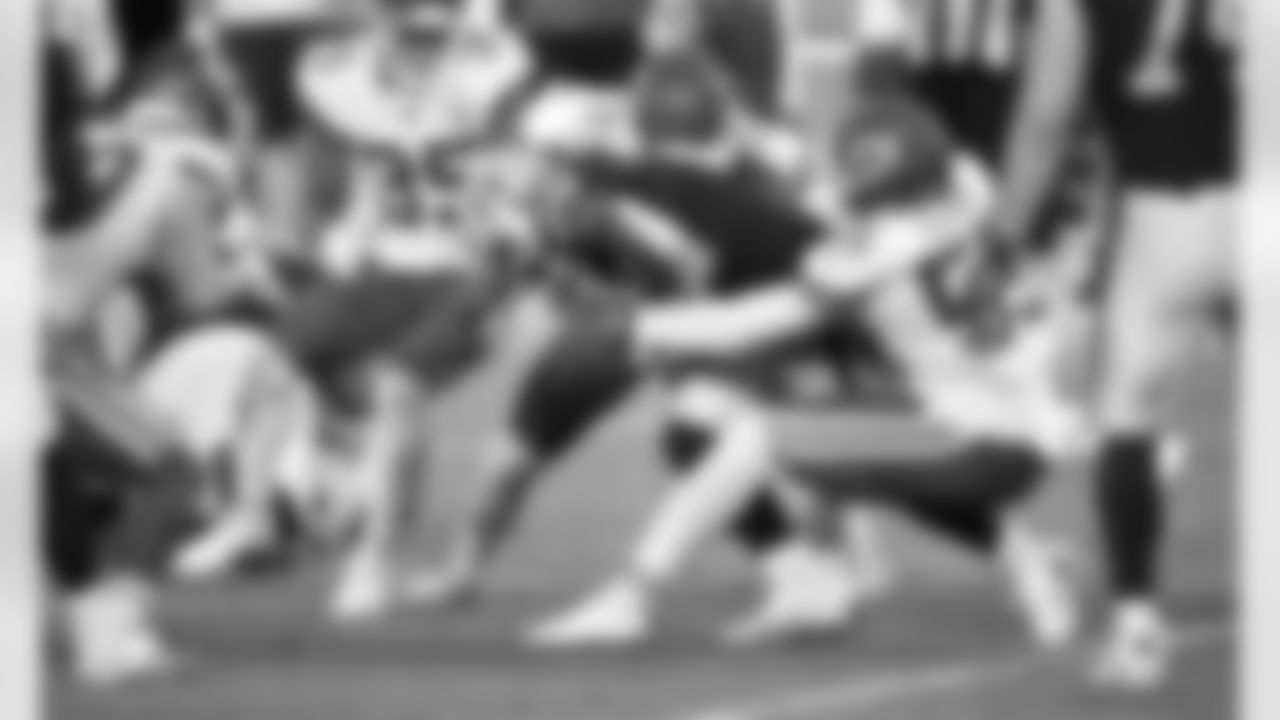 Kansas City Chiefs defensive end Frank Clark (55) during an NFL football game against the Las Vegas Raiders at Allegiant Stadium on November 22, 2020