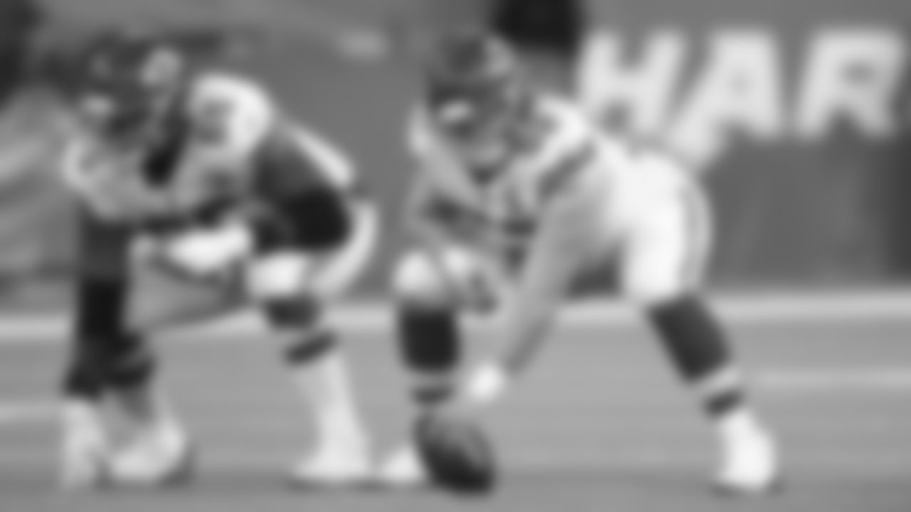 Kansas City Chiefs center Creed Humphrey (52) during an NFL football game against the Los Angeles Chargers on Thursday, December 16, 2021 in Los Angeles.