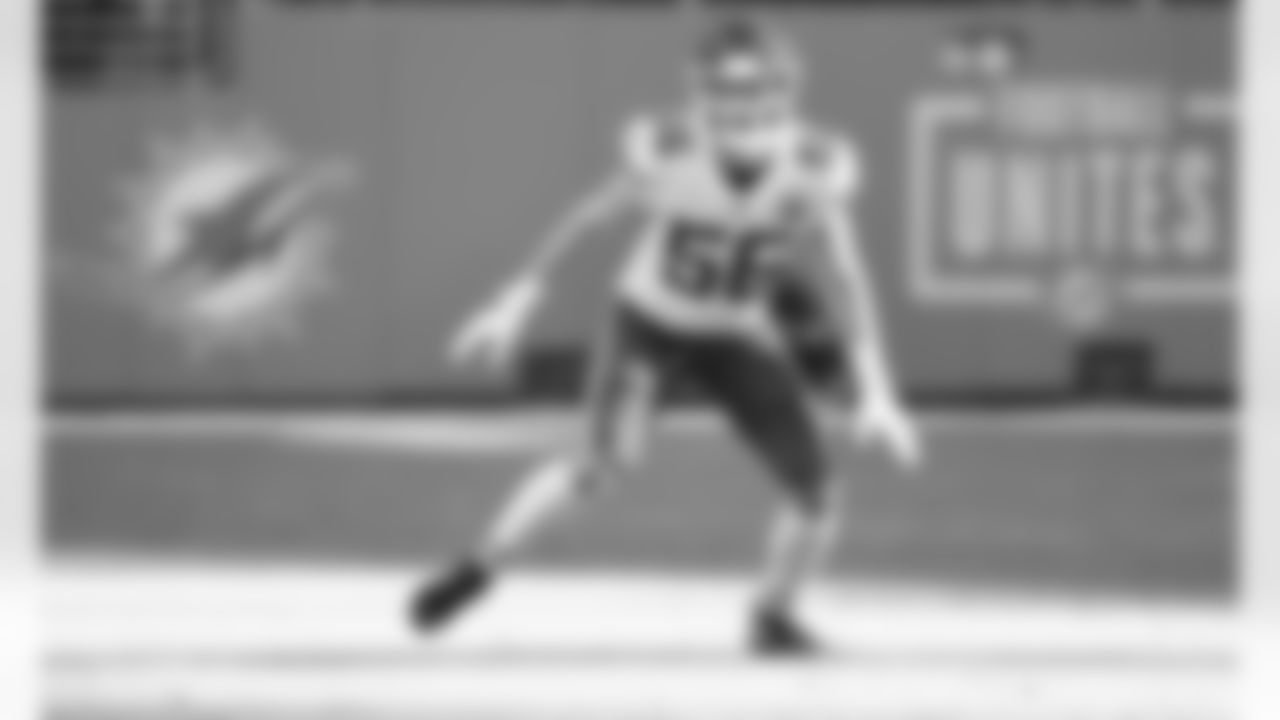 Kansas City Chiefs outside linebacker Ben Niemann (56) during an NFL football game against the Miami Dolphins, Sunday, Dec. 13, 2020 in Miami Gardens.