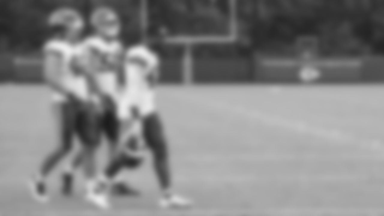 Kansas City Chiefs during practice at The University of Kansas Health System Training Complex.