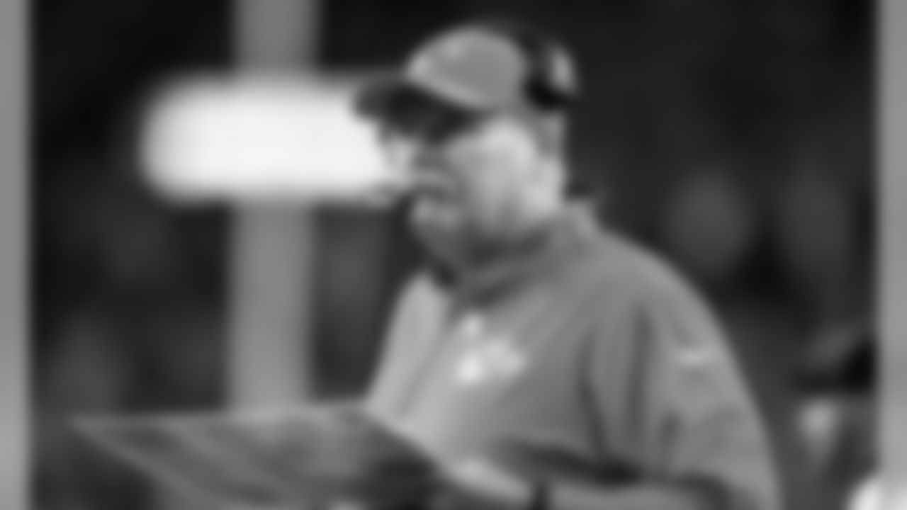 Kansas City Chiefs Head Coach Andy Reid during the game between the game between the Kansas City Chiefs and the Denver Broncos on October 17, 2019 at Empower Field at Mile High.