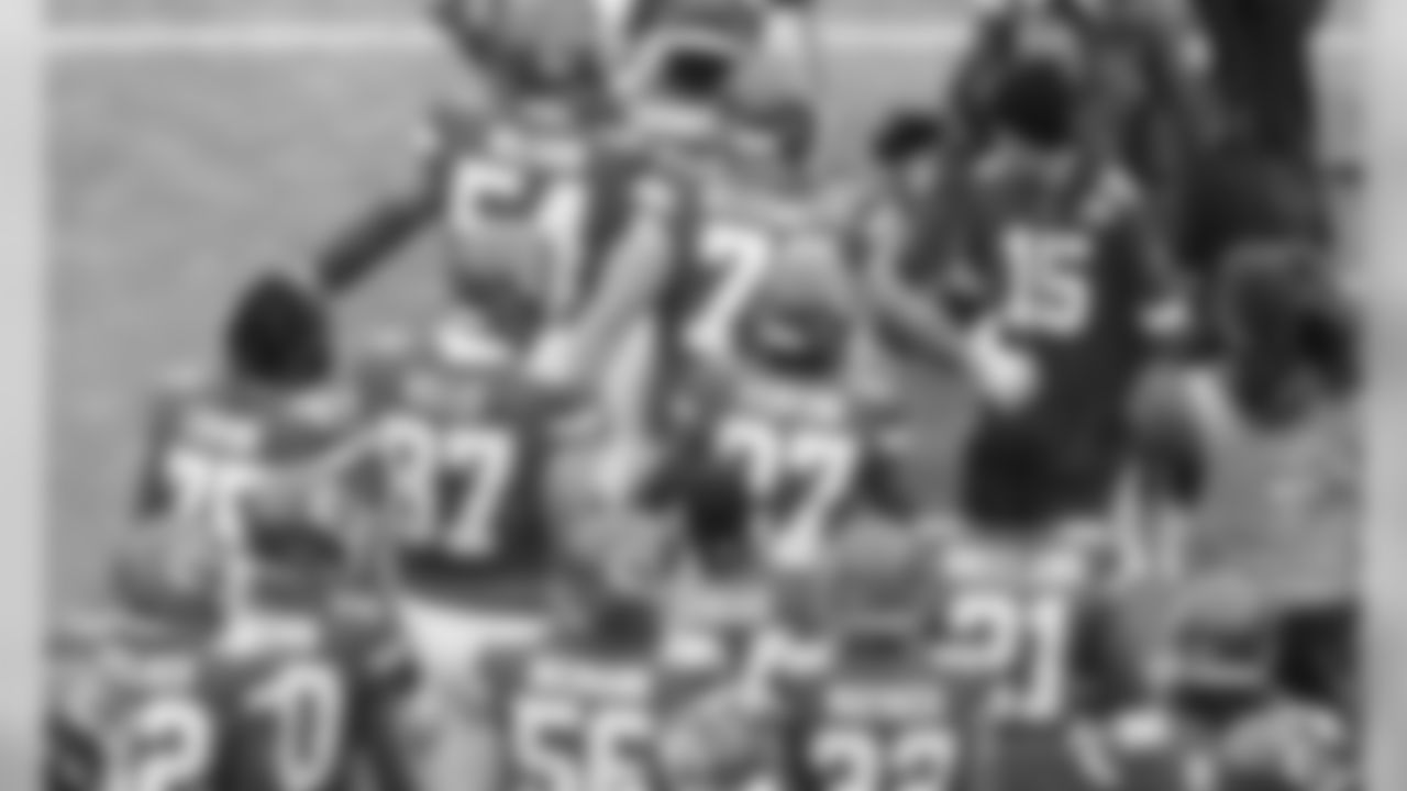 Dream Factory recognition prior to the NFL divisional playoff game between the Kansas City Chiefs and the Houston Texans at Arrowhead Stadium on January 12, 2019