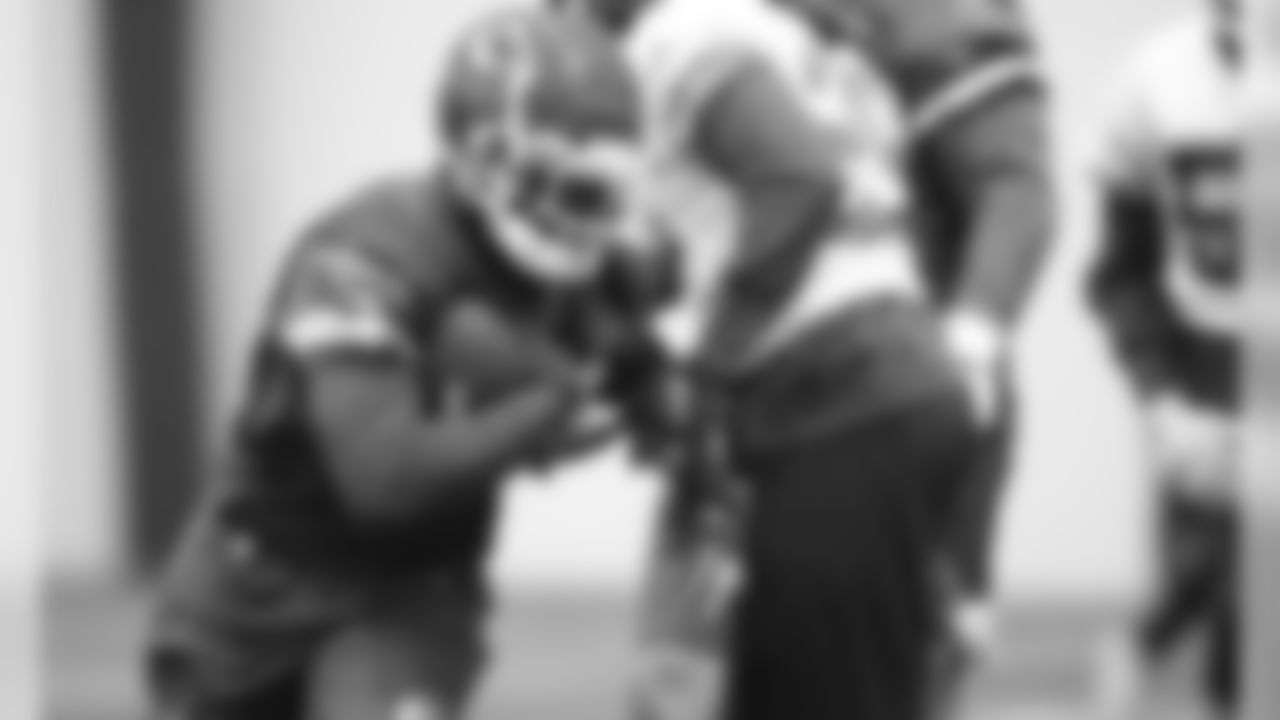 The Kansas City Chiefs practice in preparation for Sunday's AFC Championship game against the Tennessee Titans.