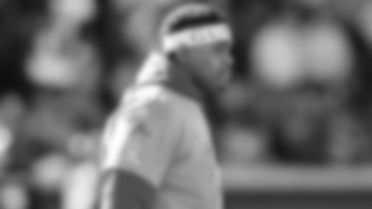 Kansas City Chiefs offensive tackle Orlando Brown (57) during the 2022 NFL Pro Bowl practice on Saturday February 5, 2022