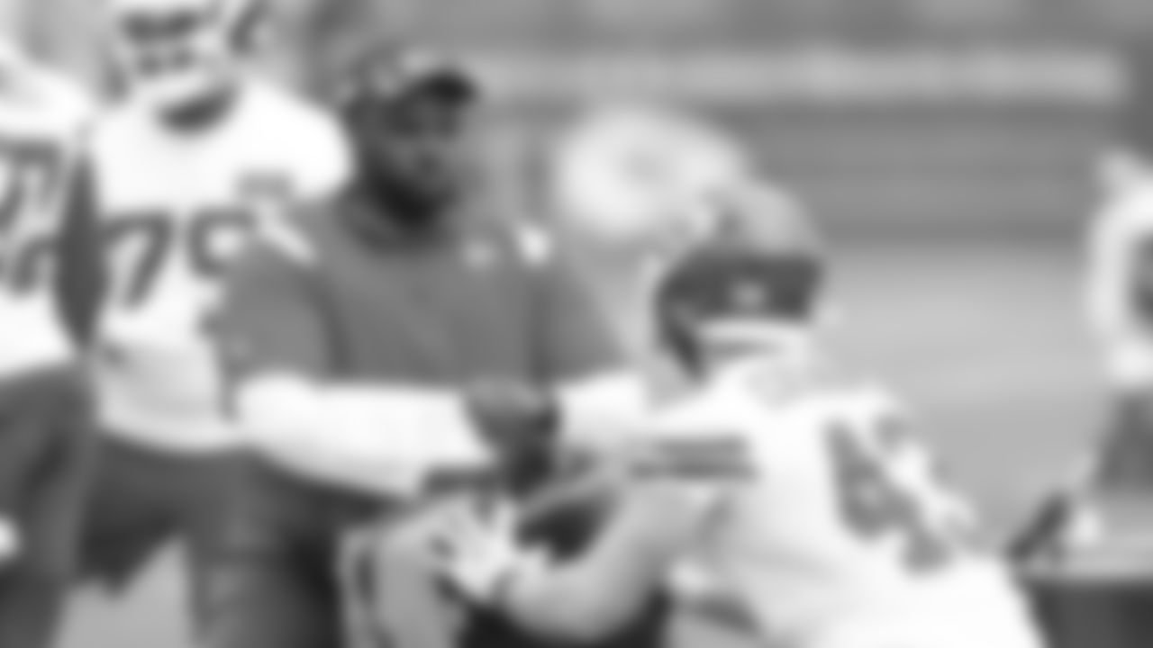 Kansas City Chiefs Defensive Line Assistant Terry Bradden Jr during practice Thursday May 26th, 2022.