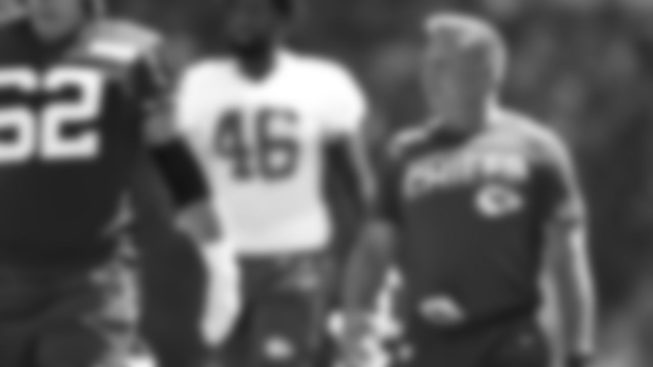 Equipment Manager Allen Wright before a 2019 Training Camp practice at Missouri Western State University in St. Joseph, MO.