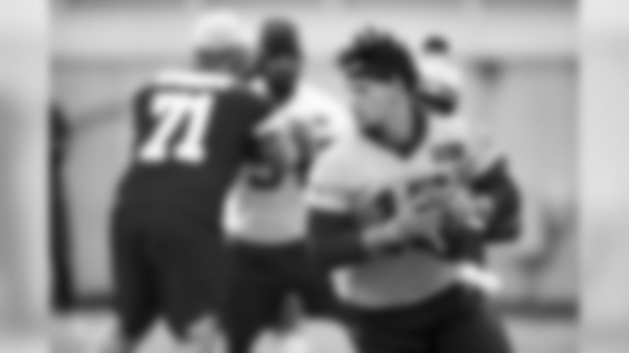 Kansas City Chiefs quarterback Patrick Mahomes (15) during practice on 10/31/18