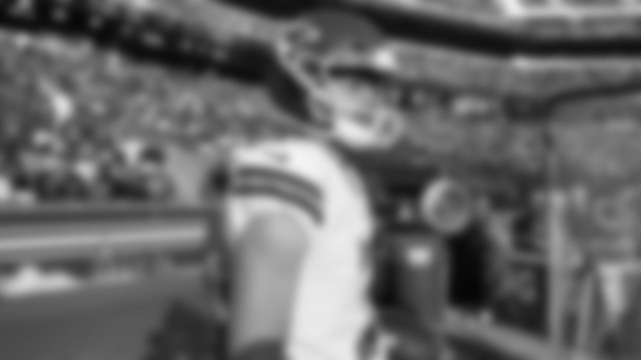 Kansas City Chiefs kicker Harrison Butker (7) on the sideline during an NFL preseason football game against the San Francisco 49ers, Saturday, August. 14, 2021 in Santa Clara.
