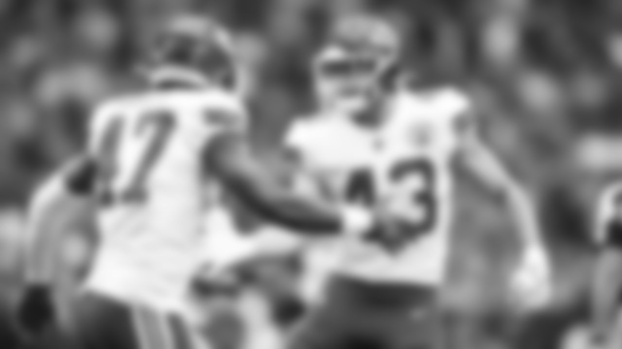Kansas City Chiefs linebacker Jack Cochrane (43) during an NFL football game against the Houston Texans, Sunday, December 18, 2022 in Houston.