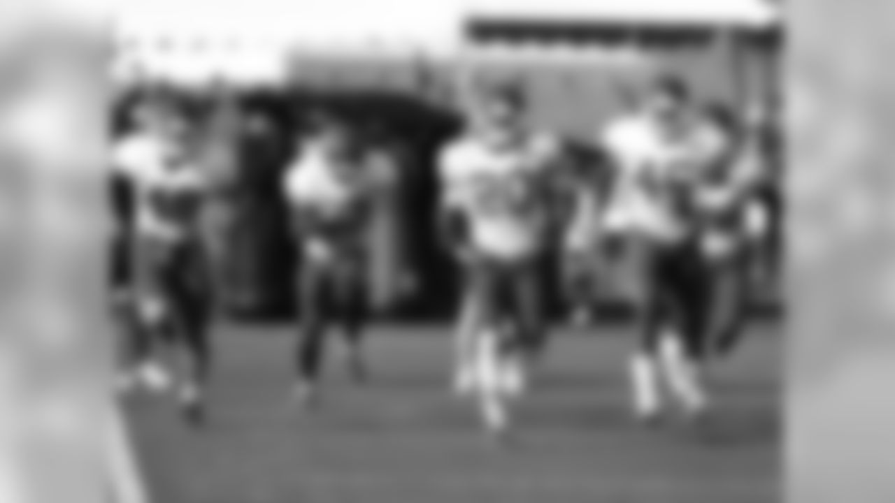 Defensive players during practice 8/2/18 at Chiefs Training Camp at Missouri Western State University in St Joseph, Missouri