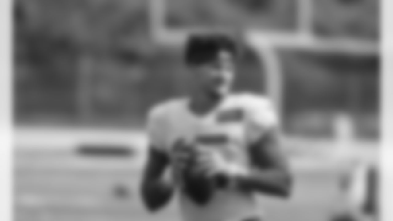 Kansas City Chiefs quarterback Patrick Mahomes (15) during practice at the University of Kansas Health System Training Complex