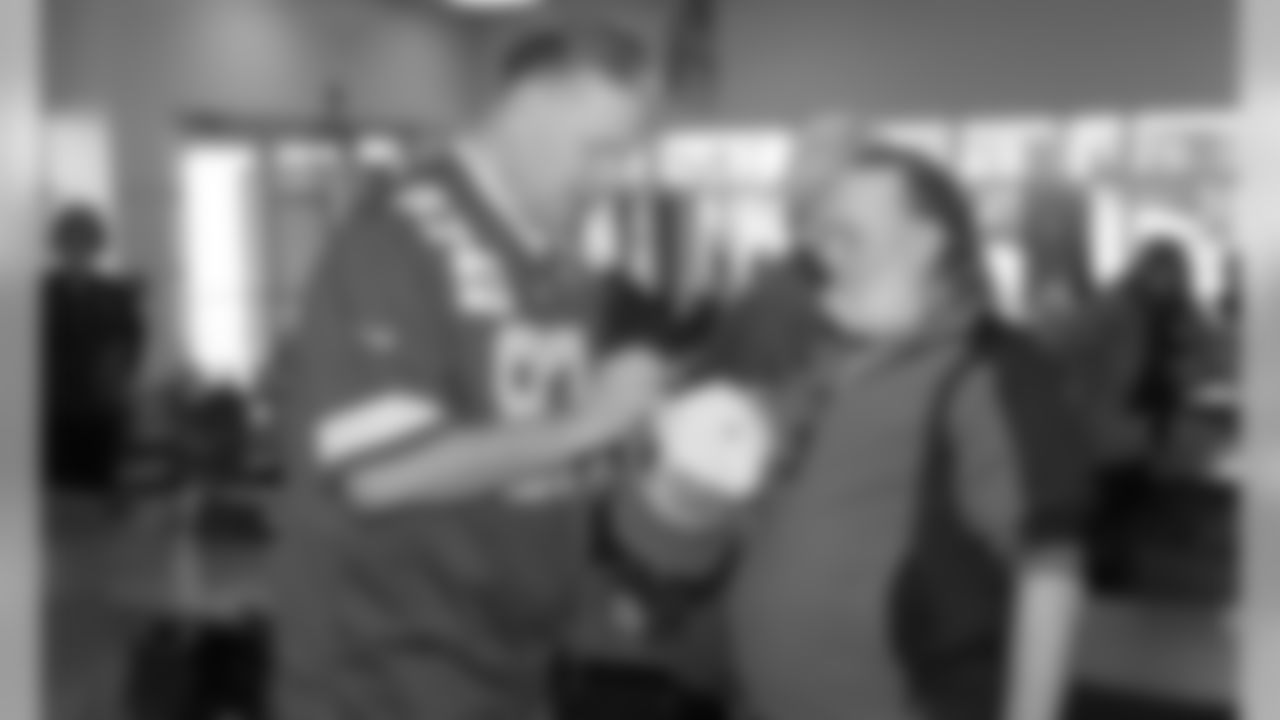 The Chiefs Ambassadors visit the Don Bosco Senior Center to ring in the New Year, play bingo, and engage with the seniors living there, many of whom are life-long Chiefs fans.