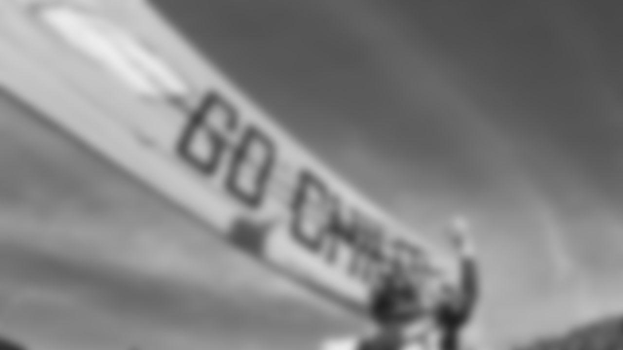 Kansas City Chiefs defensive end Chris Jones (95) taking the field prior to an NFL football game against the Denver Broncos, Sunday January 1, 2023 in Kansas City.