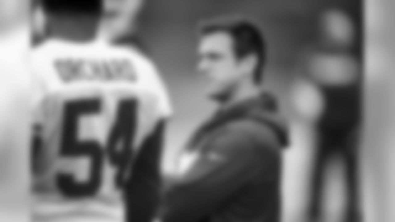 Brett Veach during practice on 10/25/18