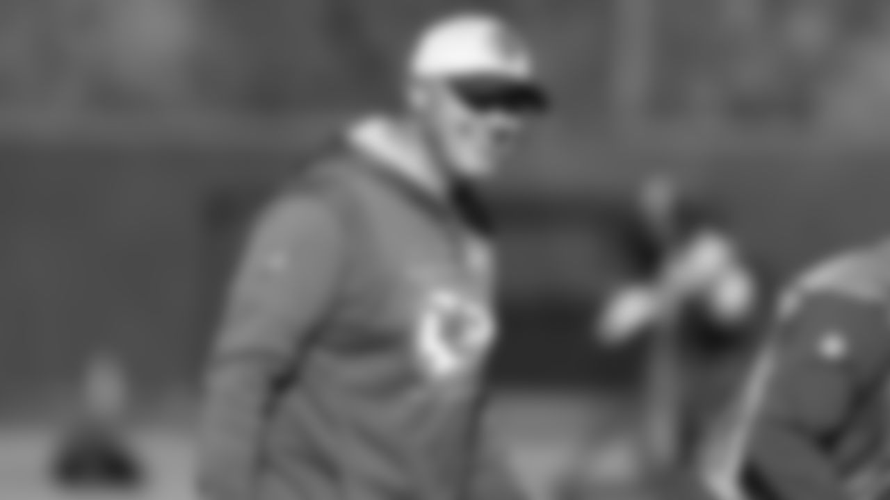 Kansas City Chiefs Linebackers Coach Matt House at practice in preparation for week thirteen against the Denver Broncos.