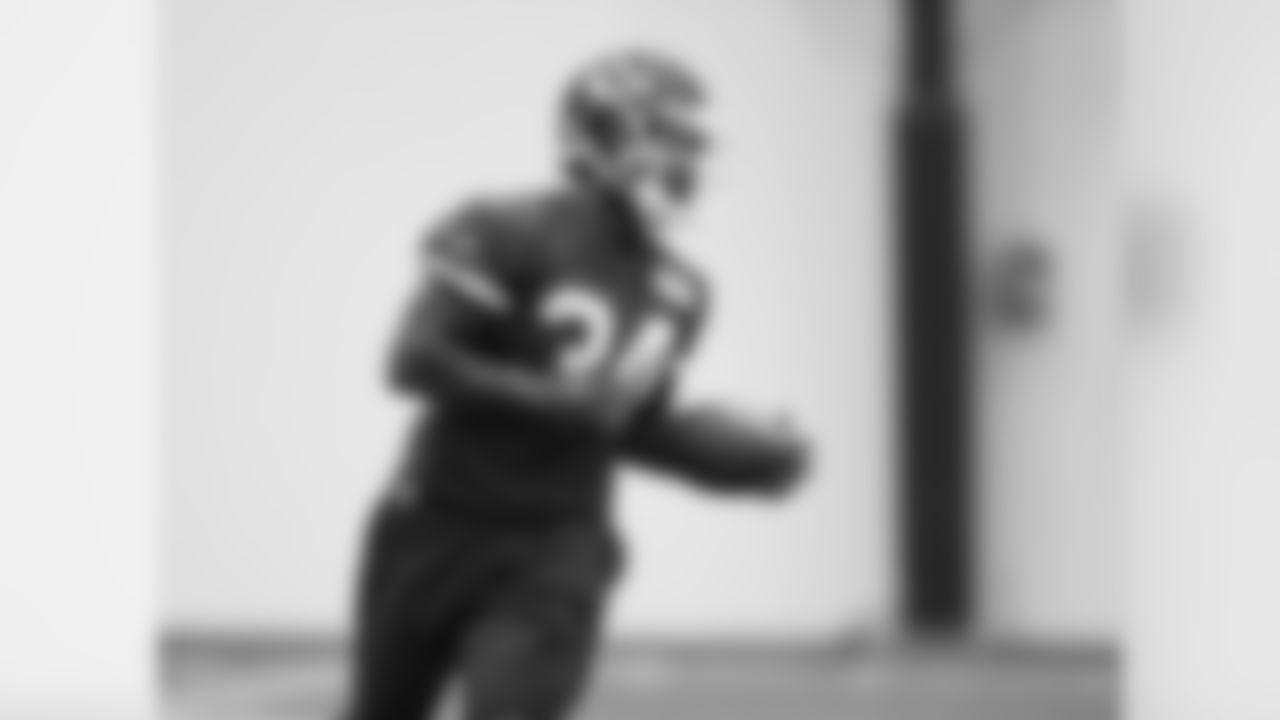 Kansas City Chiefs practice in the indoor practice facility on November 12, 2014 in preparation for their upcoming sunday game vs the Seahawks