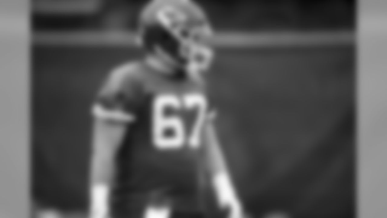 Kansas City Chiefs center Jimmy Murray (67) during practice on 10/25/18
