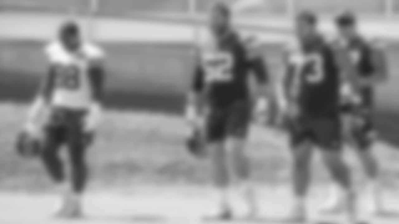Kansas City Chiefs during practice at The University of Kansas Health System Training Complex.