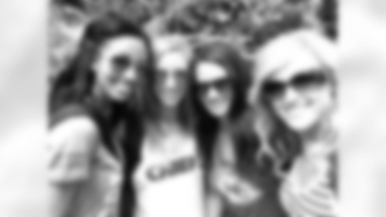 Alexis, Alison, Jillian and Hayley during their canopy ride through the rainforest in St. Lucia.