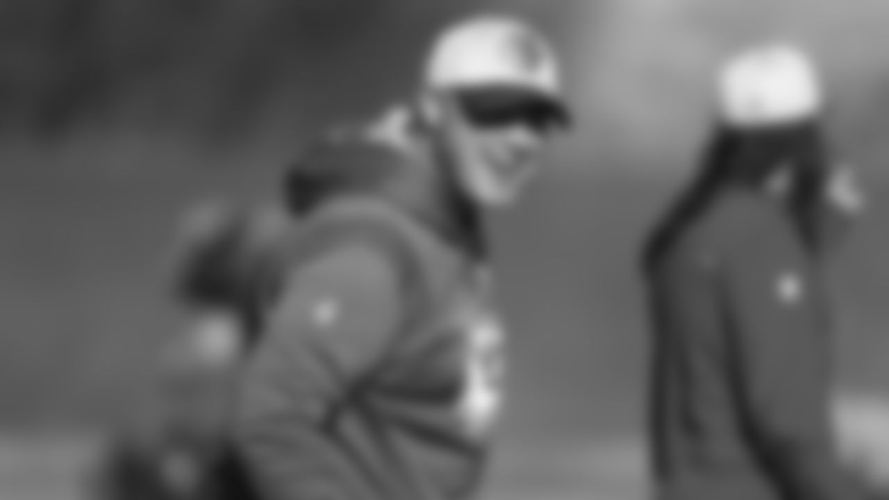 Kansas City Chiefs Linebackers Coach Matt House at practice in preparation for week fourteen against the Las Vegas Raiders.