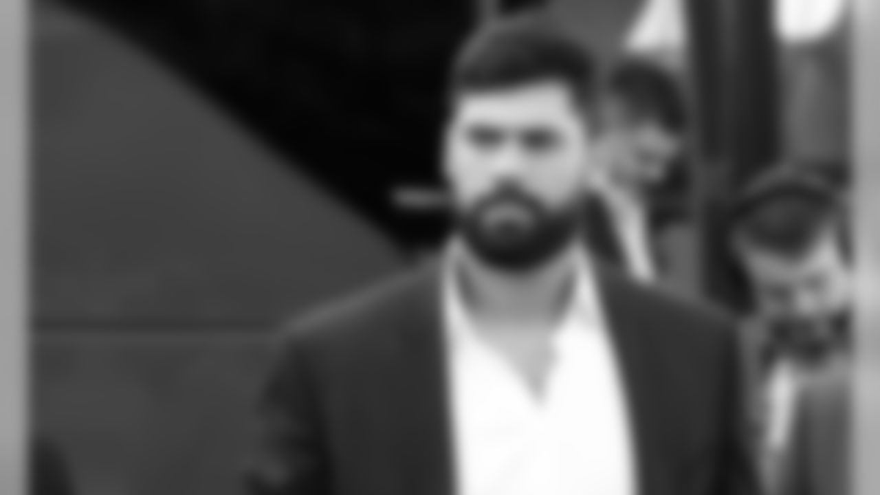 Kansas City Chiefs Offensive Lineman Laurent Duvernay-Tardif (76) prior to the game between the Kansas City Chiefs and the Los Angeles Chargers at Estadio Azteca, November 18, 2019