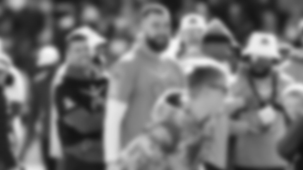 Kansas City Chiefs tight end Travis Kelce (87) during the 2022 NFL Pro Bowl practice on Saturday February 5, 2022