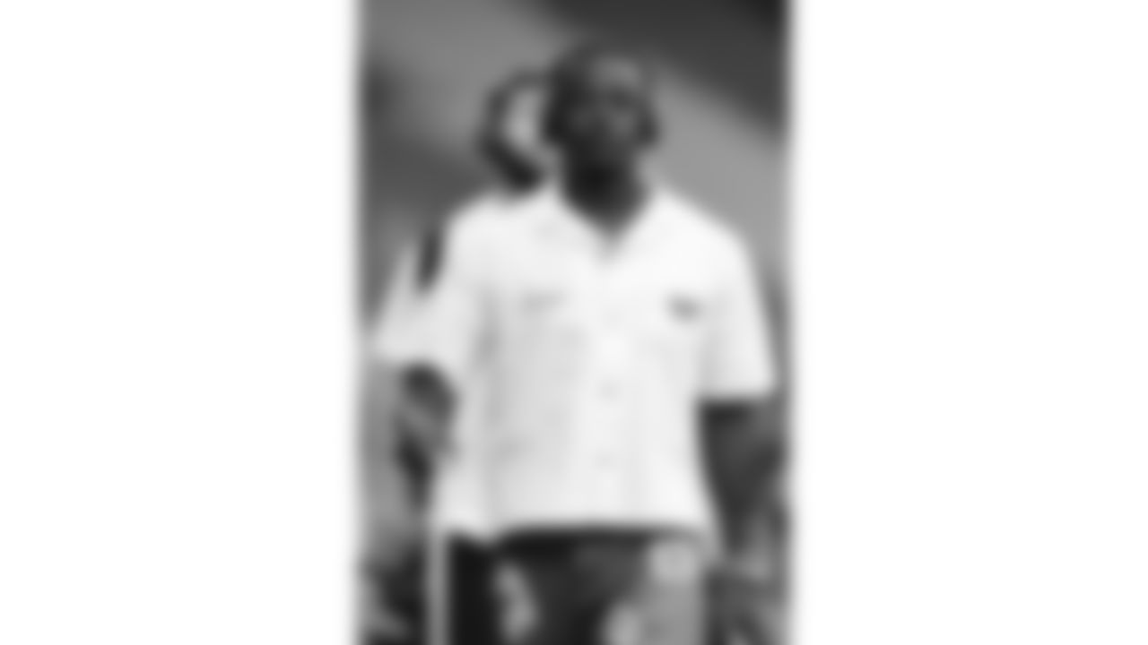 Kansas City Chiefs wide receiver Cornell Powell (14) arriving at State Farm Stadium prior to the Chiefs preseason Week 2 matchup against the Arizona Cardinals on Saturday, August 19, 2023.