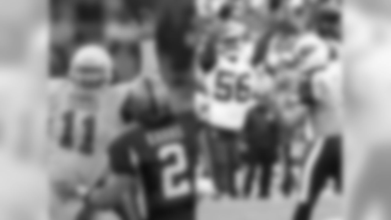 Linebacker Derrick Johnson played for The University of Texas.