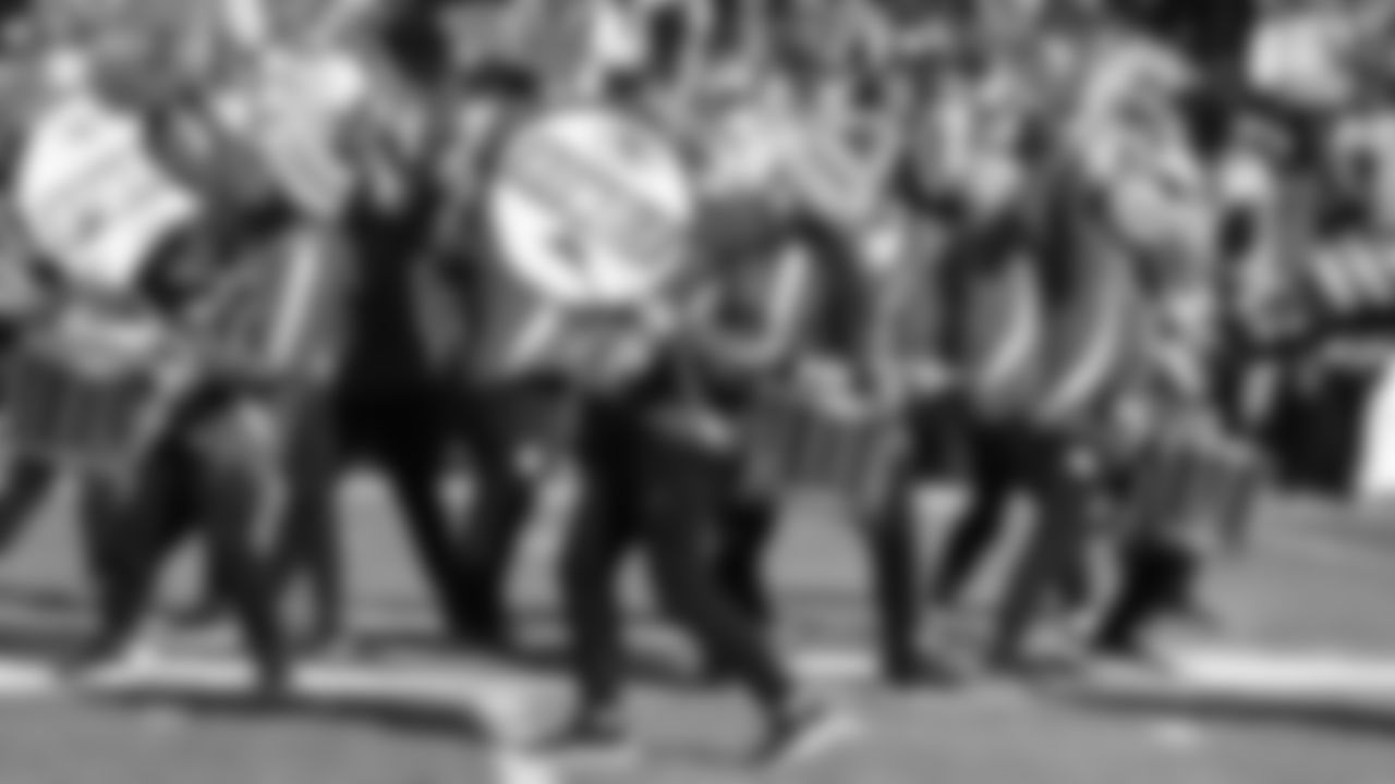 Rumble performs prior to the AFC Championship football game against the Cincinnati Bengals, Sunday, January 30, 2022.