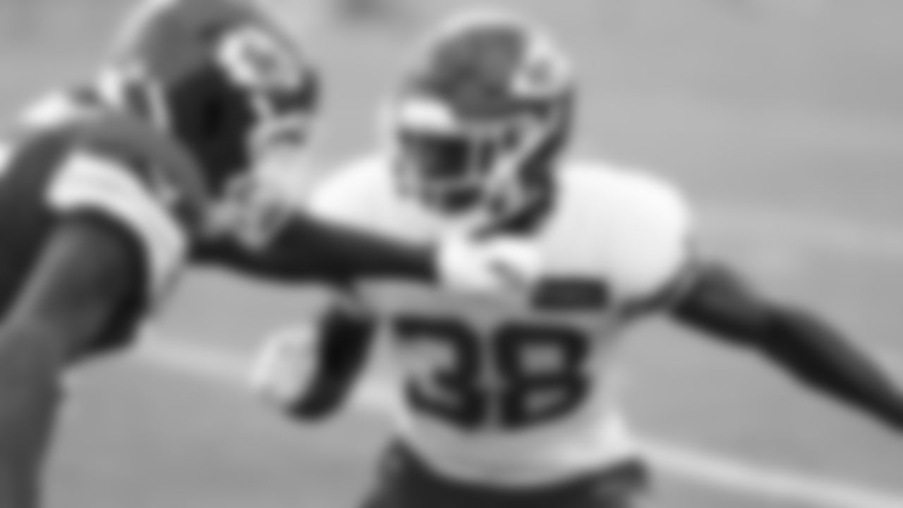 Kansas City Chiefs safety L'Jarius Sneed (38) during practice on Wednesday October 6, 2021.
