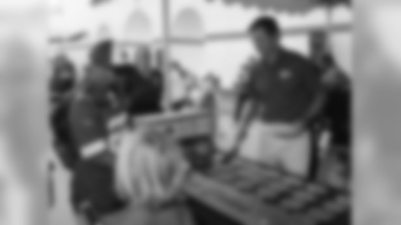 Kansas City Chiefs Season Ticket Members were treated to a pancake breakfast by Chris Cakes prior to practice at Training Camp on August 5, 2018 at Missouri Western State University in St. Joseph, Missouri.