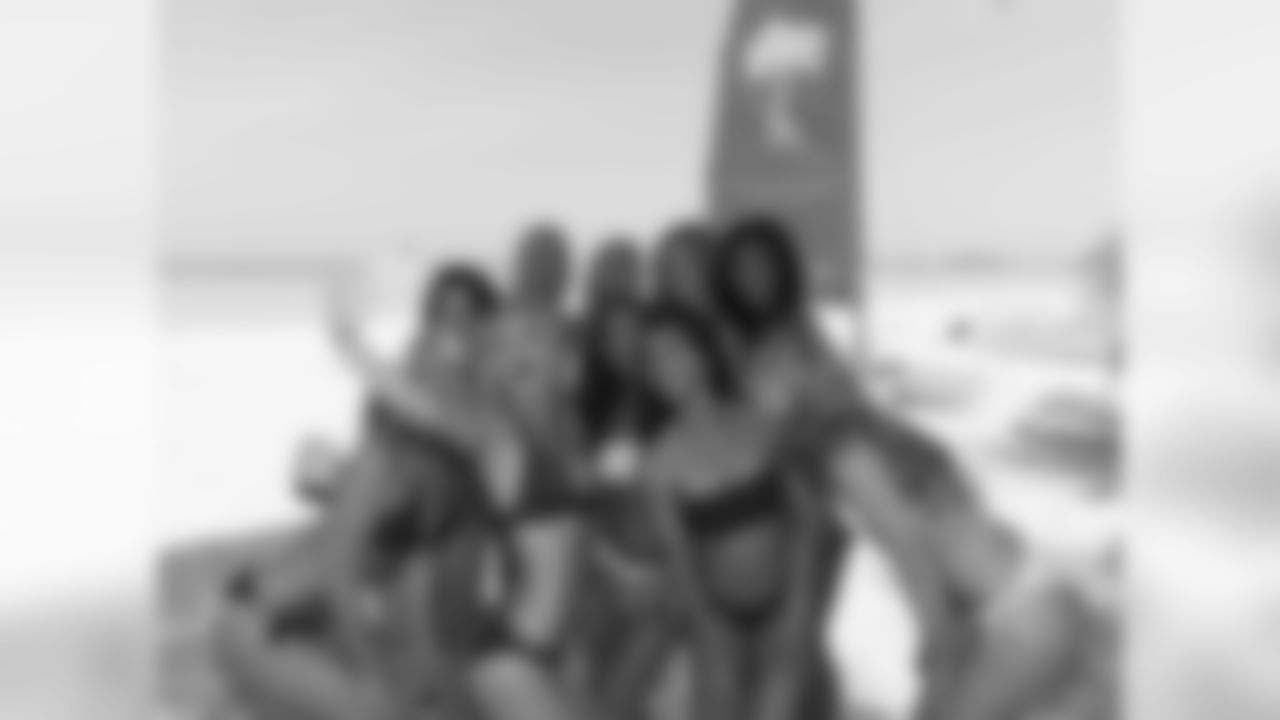 During the Kansas City Chiefs Cheerleader Calendar photo shoot on Tuesday, June 26, 2018 at Couples Swept Away in Negril, Jamaica.