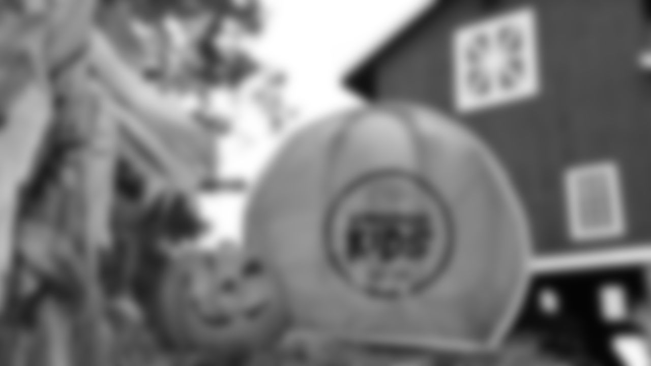 The Kansas City Chiefs visited the Deanna Rose Children's Farmstead on October 15, 2023.