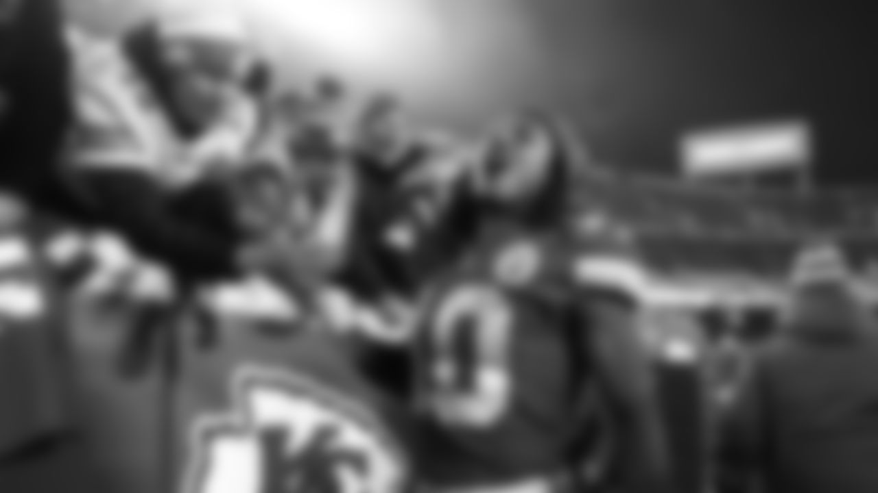 Kansas City Chiefs face off against the Jacksonville Jaguars at GEHA Field at Arrowhead Stadium on January 21, 2023.